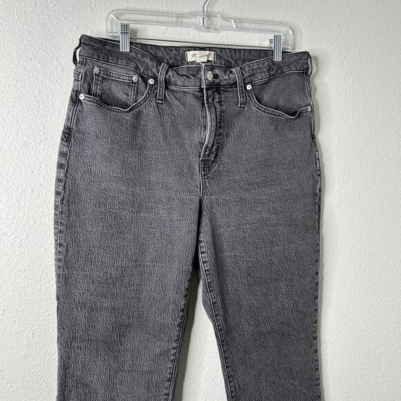 Madewell Curvy Perfect Vintage Straight Jeans Women’s 32P Lunar Wash - Picture 3 of 9